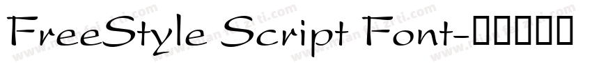 FreeStyle Script Font字体转换